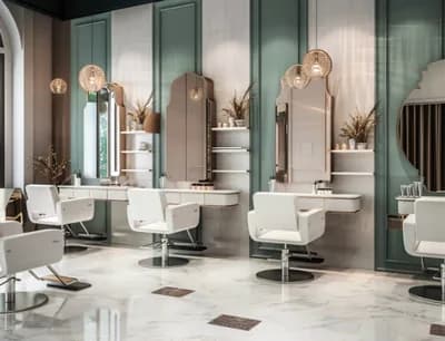 Интерьер студии красоты LUNE BEAUTY в центре Москвы